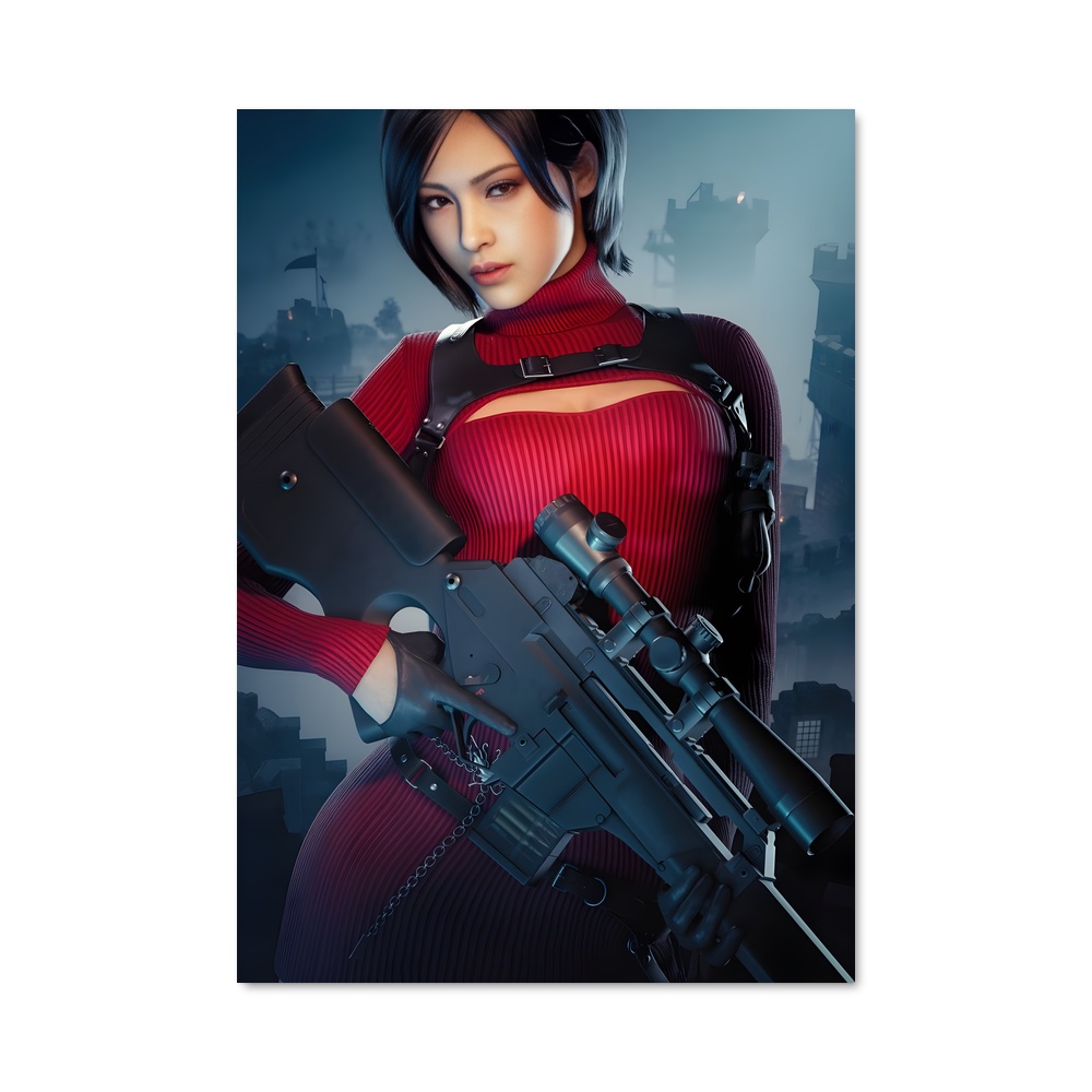 Poster Ada la Rouge – affiche Resident Evil